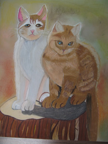 painting cats